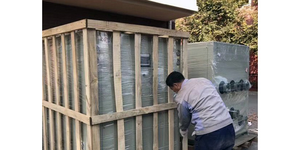 渦旋式水源熱泵機(jī)組廠家完成測試，用戶安裝簡便